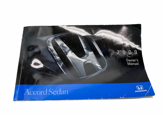 2009 09 HONDA ACCORD SEDAN OWNER'S MANUAL GUIDE BOOK OEM