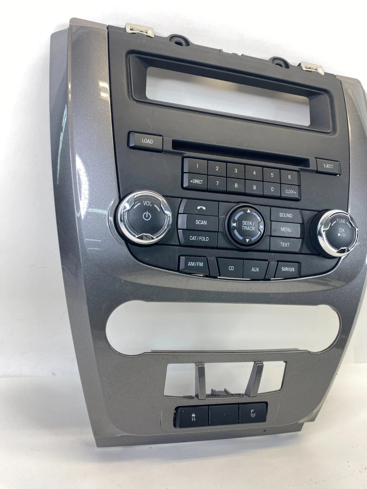 10-12 FORD FUSION CENTER DASH CD RADIO CONTROL PANEL W /BEZEL 9E5T18A802AE OEM