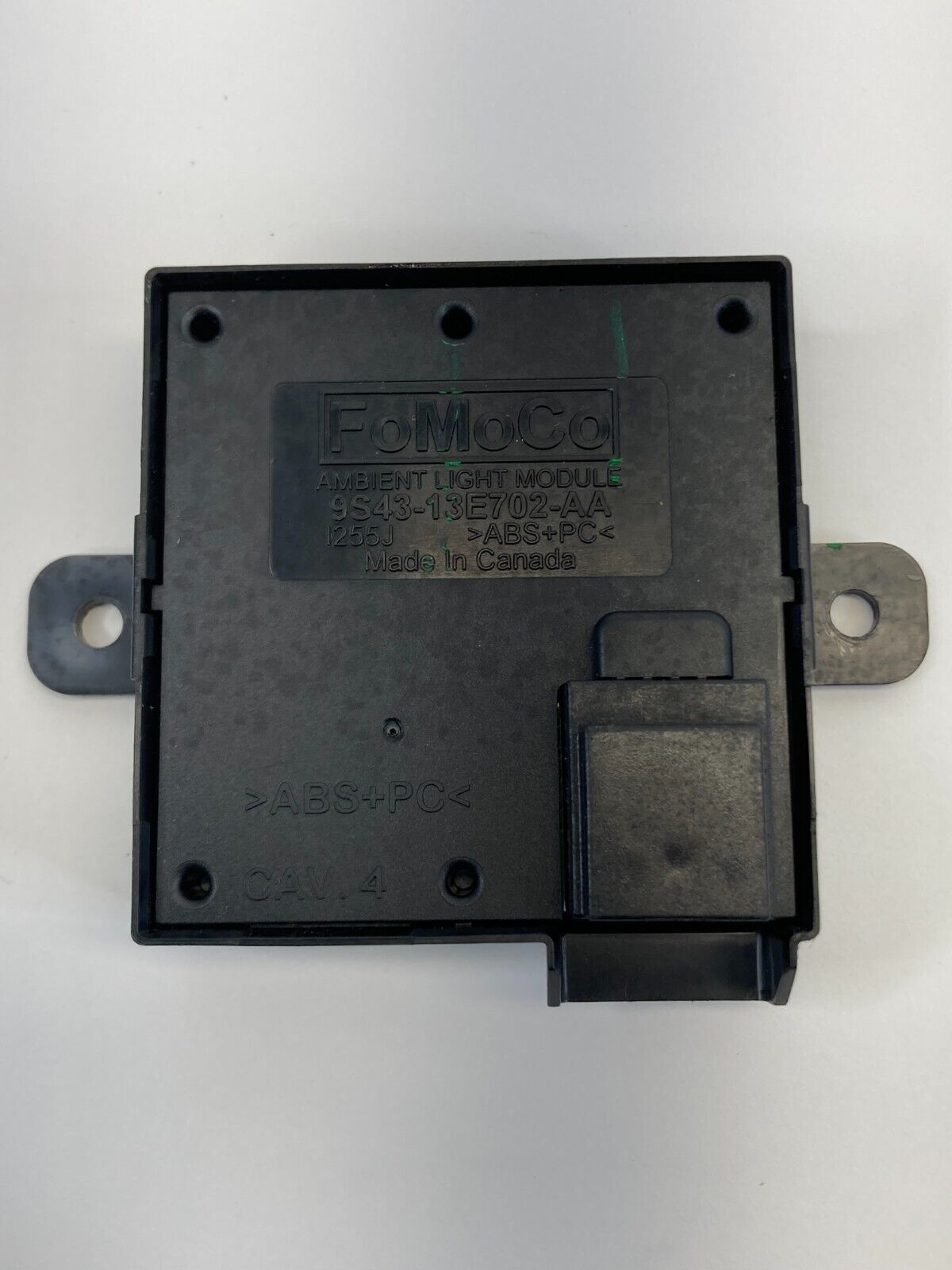 14-17 Ford Fiesta Ambient Light Control Computer Control Module Unit 9S43-13E702