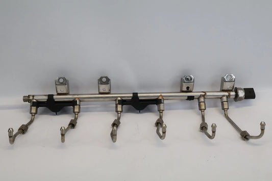 2008 BMW 535XI 3.0L TWIN TURBO HIGH PRESSURE FUEL RAIL WITH LINES OEM 7555006