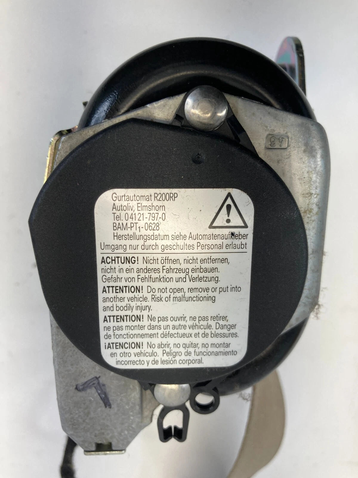 2005-2008 AUDI A6 FRONT LEFT DRIVER SIDE SEAT BELT RETRACTOR ASSEMBLY 560788401