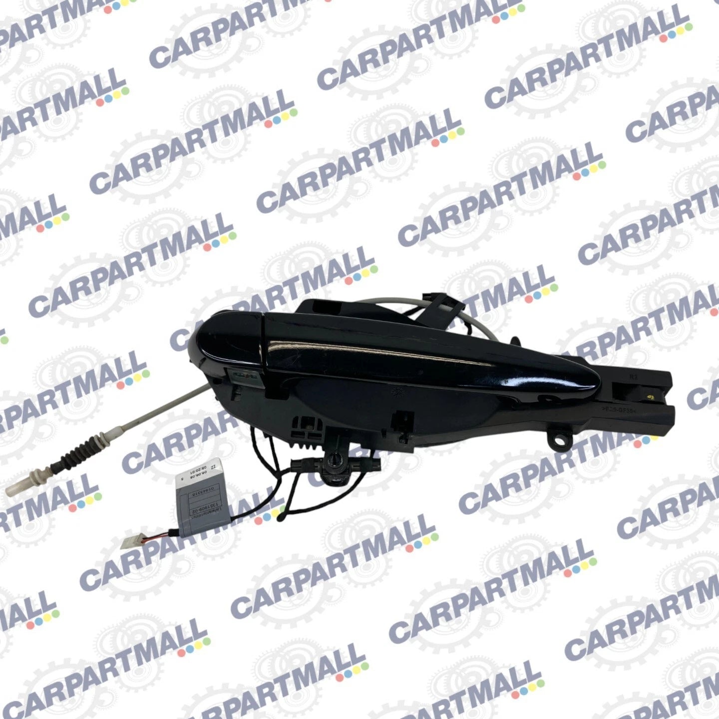 07 08 BMW 328XI FRONT RIGHT SIDE EXTERIOR OUTER DOOR HANDLE W LIGHT WIRE OEM