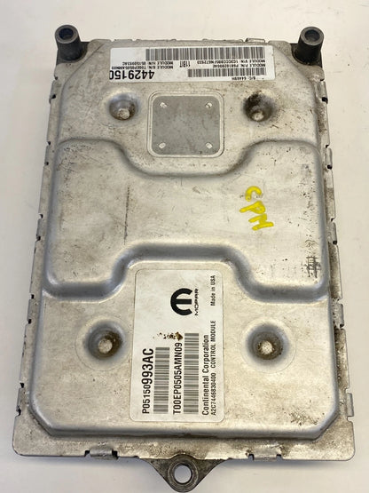 2015 CHRYSLER 200 2.4L L4 A/T ENGINE CONTROL MODULE COMPUTER ECM ECU 05150993AC