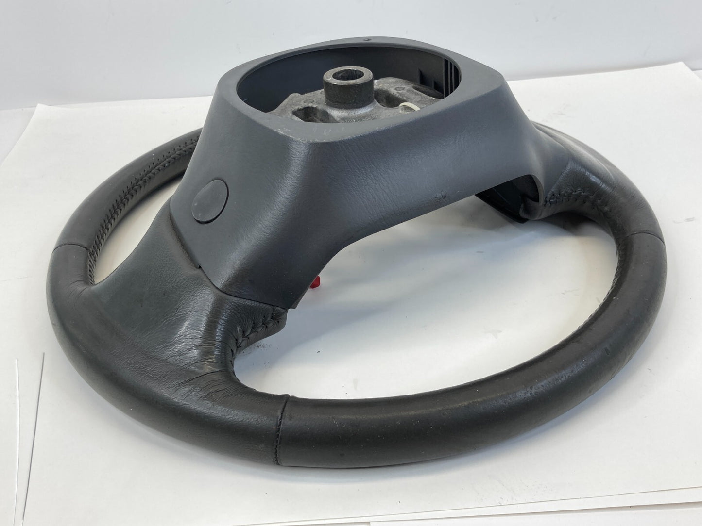 1997-2003 Ford F-150 F150 Steering Wheel Leather Black F81A-3F563-BBW