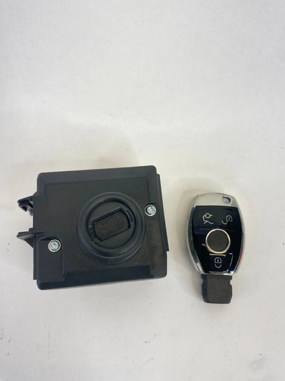 2010-2015 MERCEDES-BENZ GLK350 IGNITION SWITCH CONTROL MODULE W/ KEY A2079052900