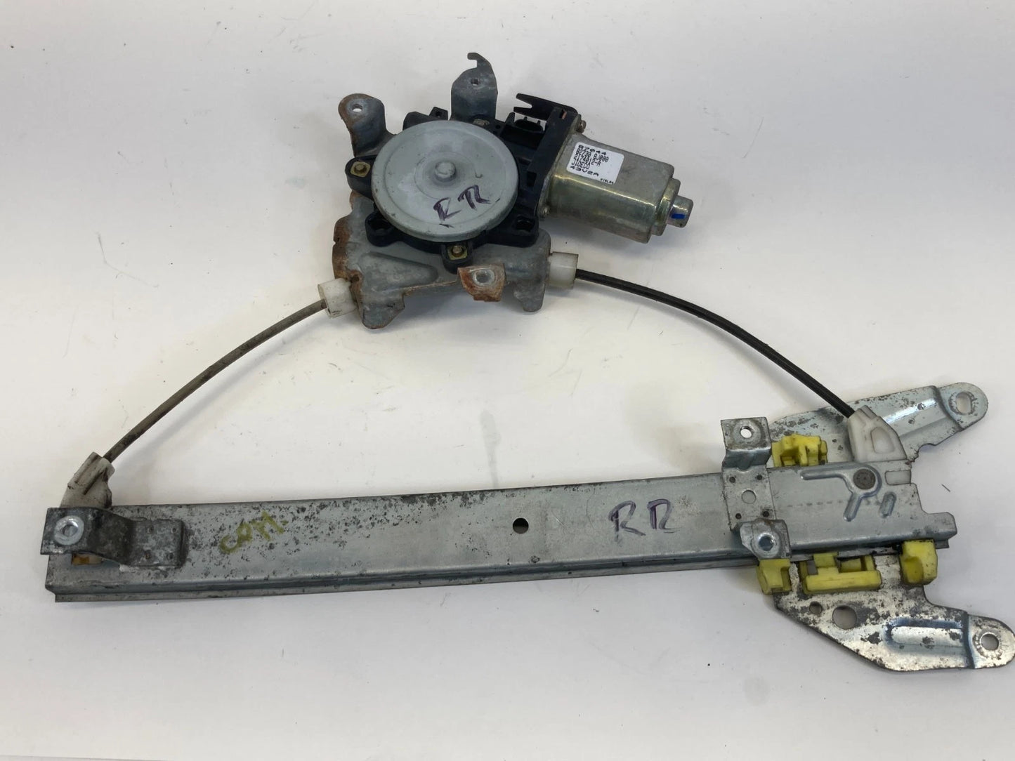 02-06 NISSAN ALTIMA REAR RIGHT DOOR POWER WINDOW REGULATOR W MOTOR 827308J00 OEM