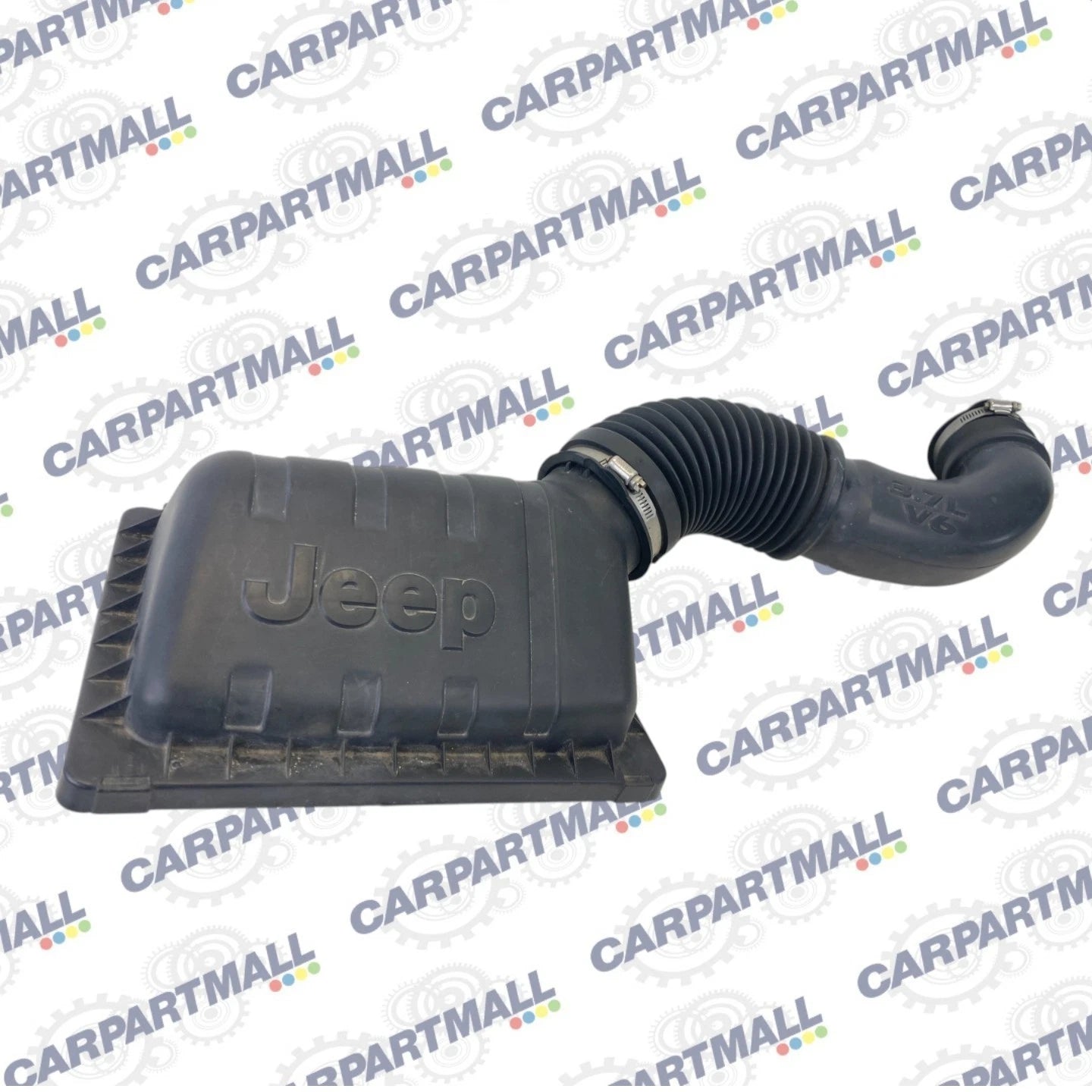 02-07 JEEP LIBERTY 3.7L AIR INTAKE DUCT & UPPER AIR FILTER HOUSING 53013727AA