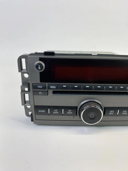 2008-2010 SATURN VUE RADIO RECEIVER AM/FM CD 6 DISC PLAYER ASSEMBLY 25956992 OEM
