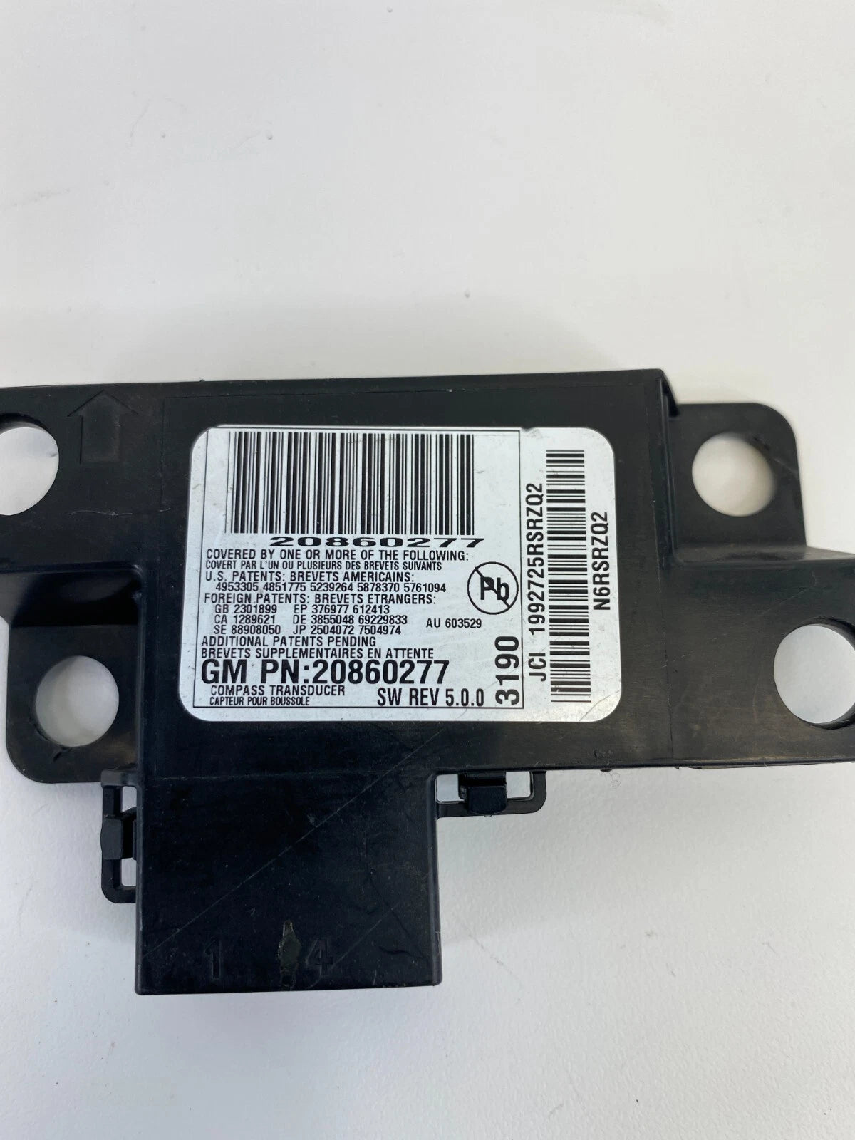 2012-2015 CHEVROLET CAPTIVA SPORT NAVIGATION COMPASS CONTROL MODULE OEM 20860277