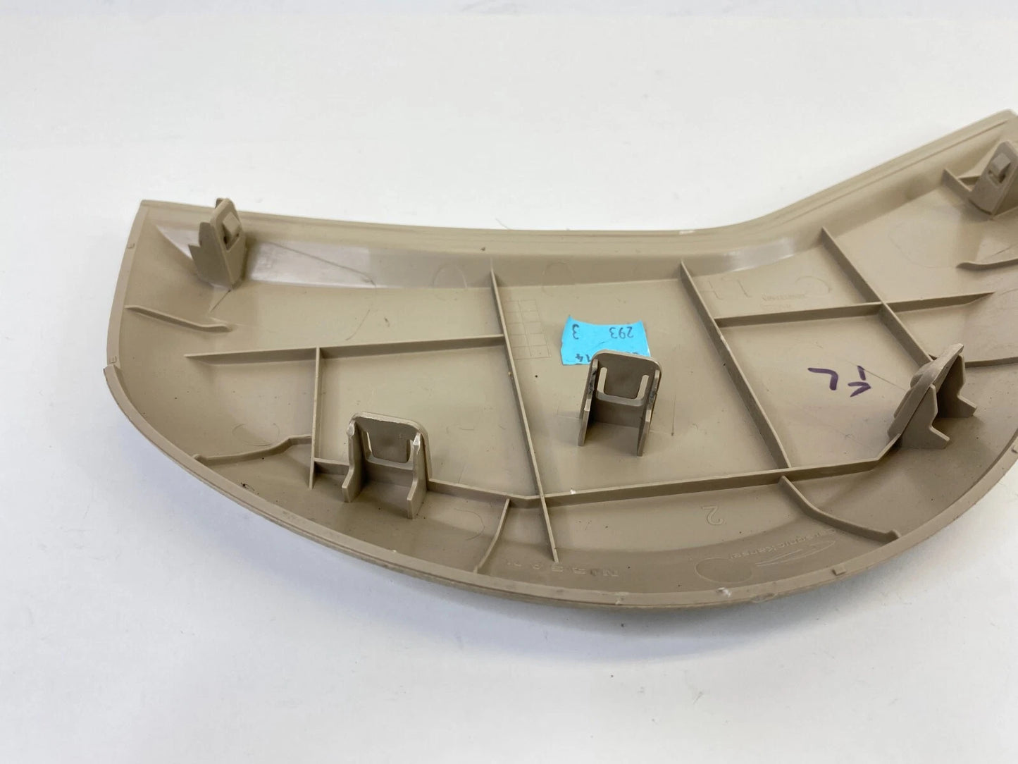 13-18 NISSAN ALTIMA LEFT DASH SIDE END CAP COVER TRIM TAN BEIGE OEM 68421-3TA0A