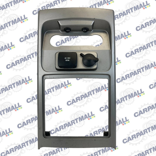 2009-2012 FORD FLEX REAR CENTER CONSOLE PANEL BEZEL TRIM POWER OUTLET OEM