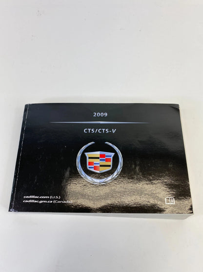 2009 CADILLAC CTS OWNERS MANUAL GUIDE WARRANTY INFORMATION BOOKLET SET OEM