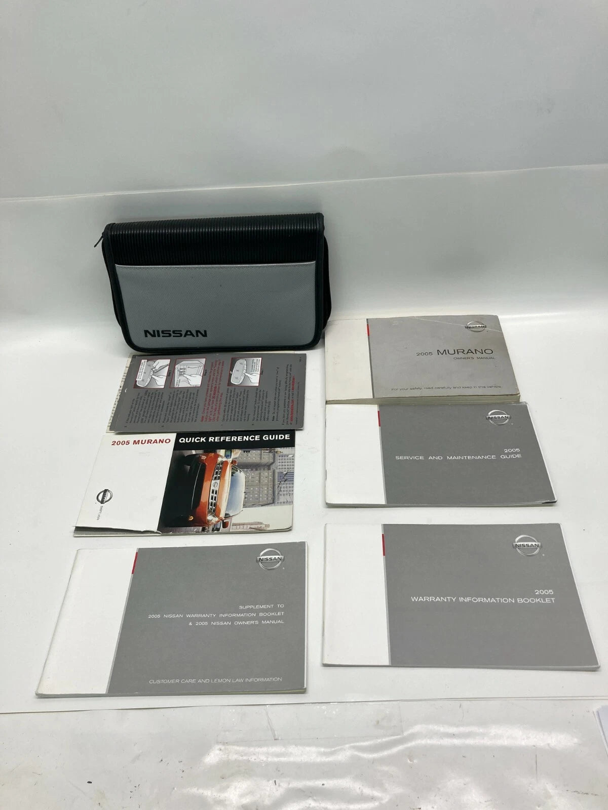 2005 05 NISSAN MURANO FACTORY OWNERS MANUAL GUIDE HANDBOOK SET W/ CASE OEM