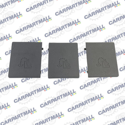07-11 TOYOTA CAMRY REAR BACK SEAT CHILD ANCHOR RESTRAIN COVER CAP TRIM SET OF 3