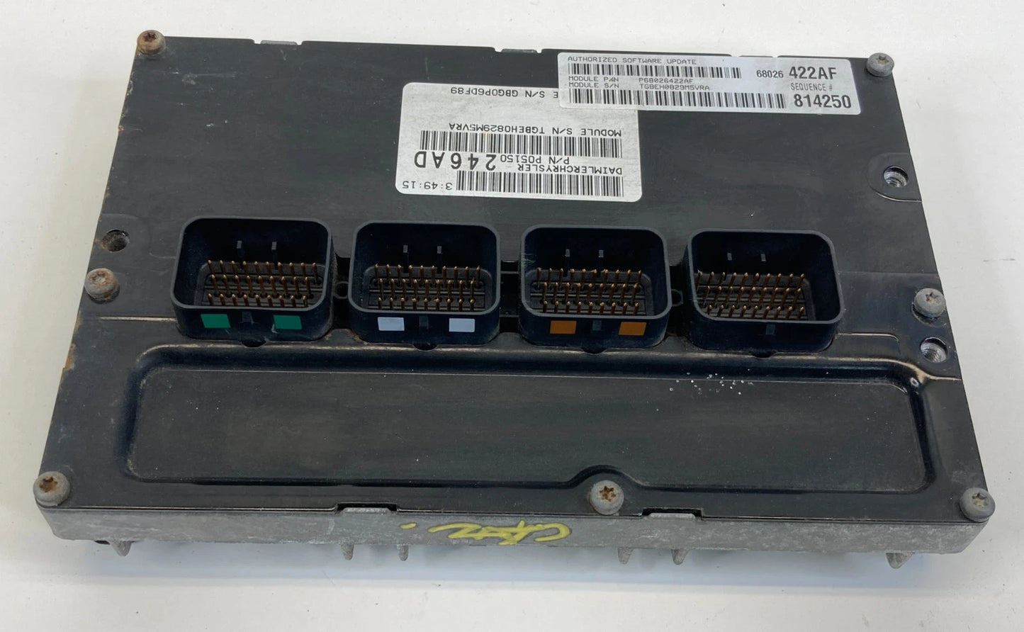 08-10 CHRYSLER 300 POWERTRAIN CONTROL MODULE ENGINE COMPUTER PCM 68026422AF OEM