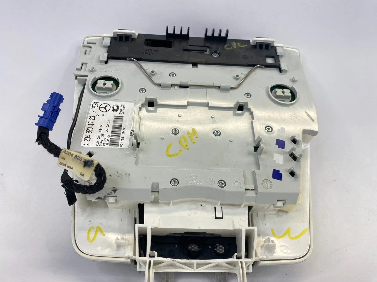 2010-2015 MERCEDES-BENZ GLK350 ROOF OVERHEAD CONSOLE DOME MAP LIGHT LAMP OEM