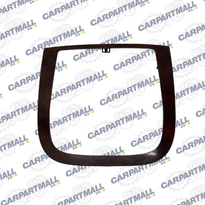 2005-2008 CHEVROLET UPLANDER CENTER DASH RADIO CLIMATE BEZEL TRIM WOODGRAIN OEM