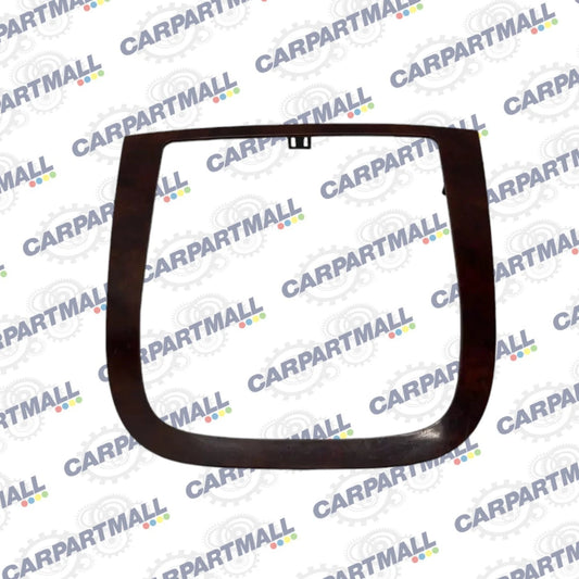 2005-2008 CHEVROLET UPLANDER CENTER DASH RADIO CLIMATE BEZEL TRIM WOODGRAIN OEM