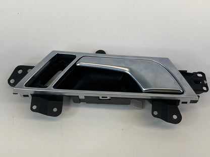 05-11 AUDI A6 QUATTRO REAR LEFT SIDE INNER DOOR HANDLE W/ BEZEL 4F0839019E OEM