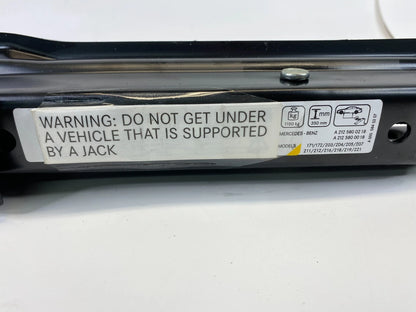 2012-2016 MERCEDES-BENZ E350 EMERGENCY JACK LIFT & TOOL KIT A212-580-02-18