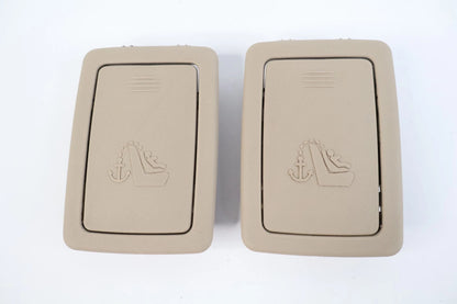 2011-2023 CHRYSLER 300 REAR SEAT CHILD ANCHOR RESTRAIN COVER CAP TRIM SET OF 2