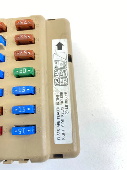 2007-2009 SUBARU LEGACY 2.5L H4 A/T DASH CABIN FUSE JUNCTION BOX 82201AG05A OEM