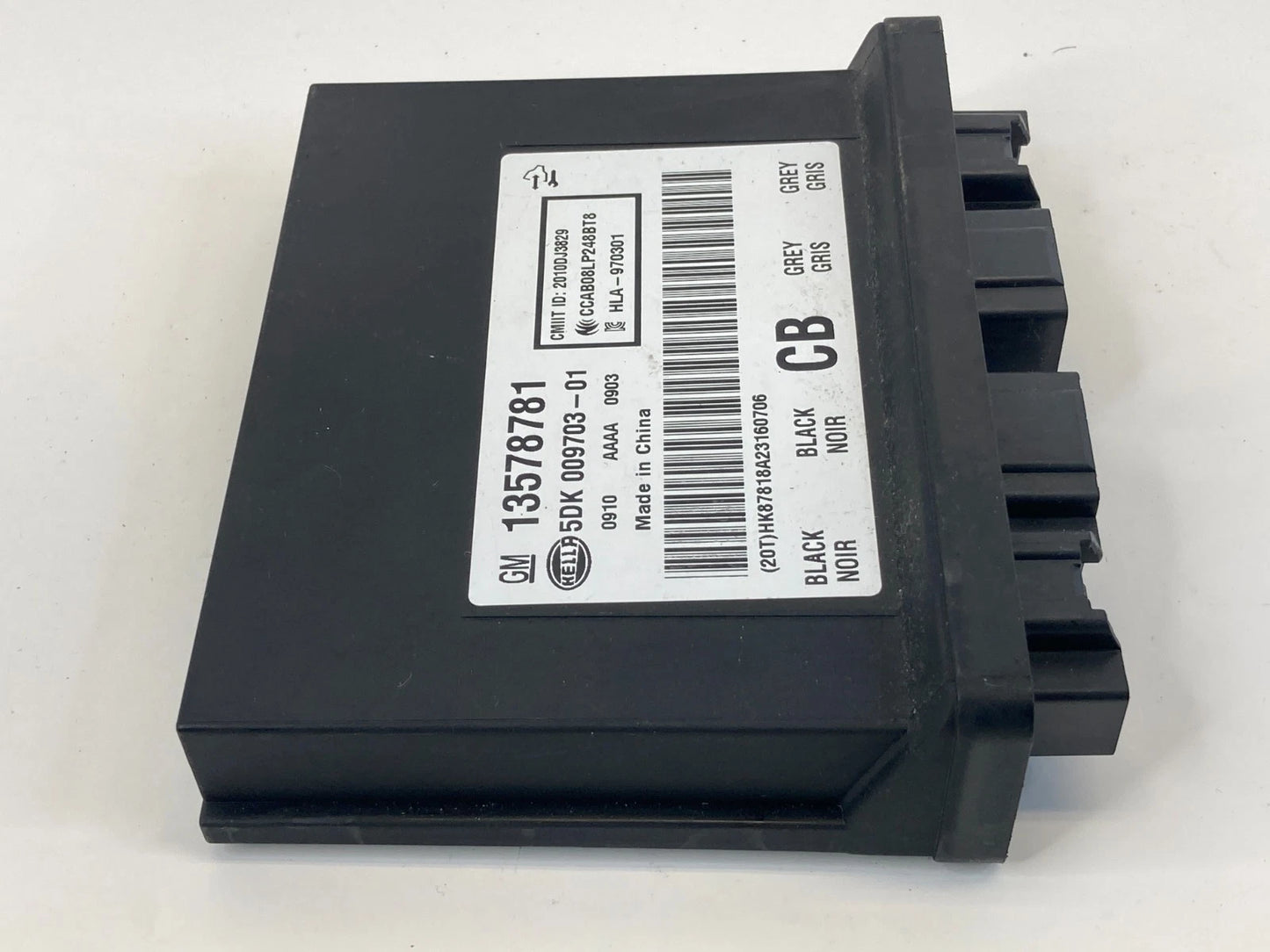 2013 BUICK LACROSSE THEFT LOCKING KEYLESS ENTRY CONTROL MODULE UNIT 13578781