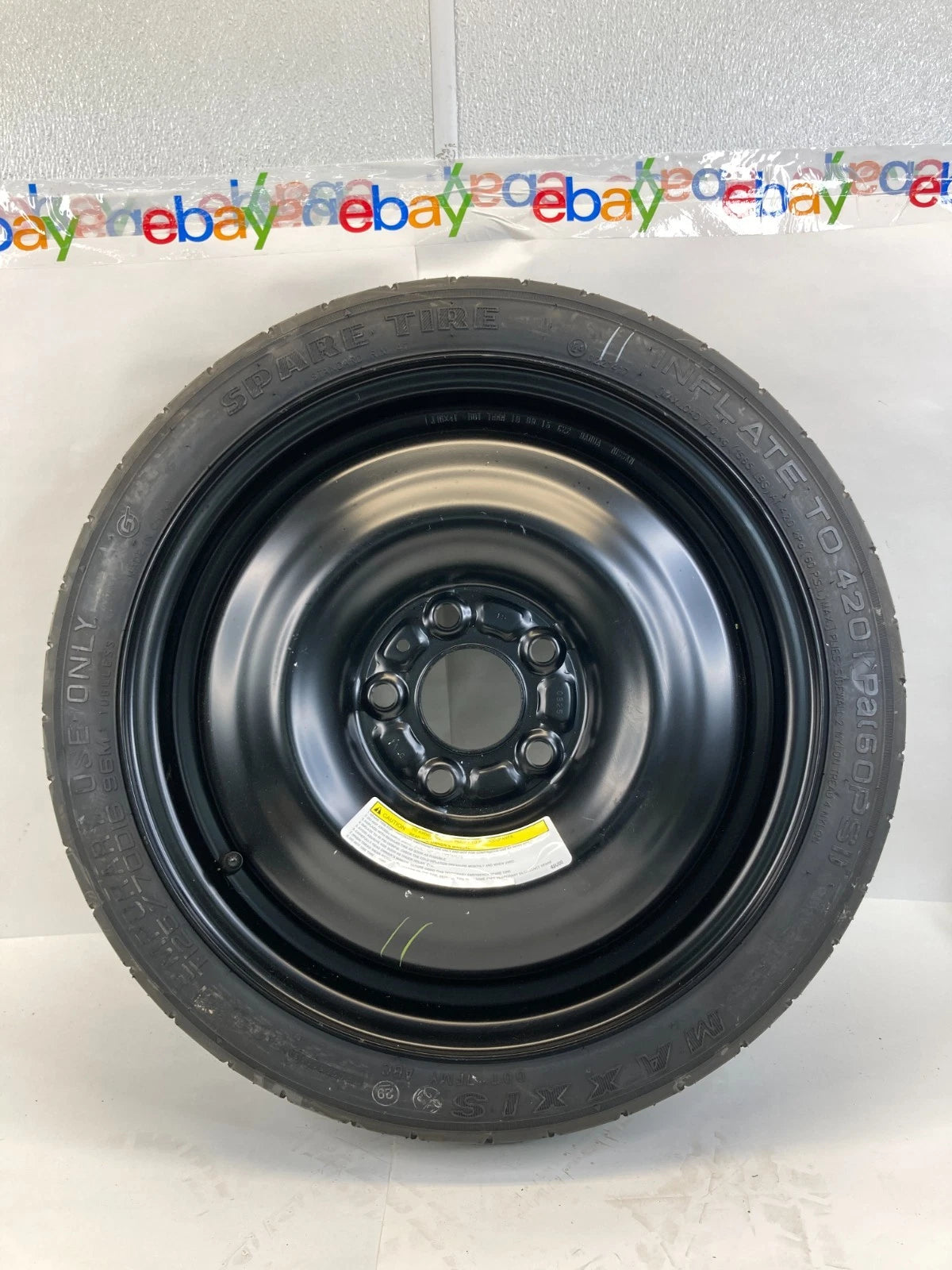 2013-2015 NISSAN SENTRA EMERGENCY SPARE TIRE WHEEL COMPACT DONUT T125/70D16 96M