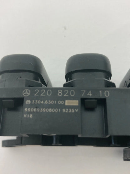 2000 2001 2002 MERCEDES-BENZ S500 DASH CONTROL SWITCH BUTTONS 220-820-74-10 OEM