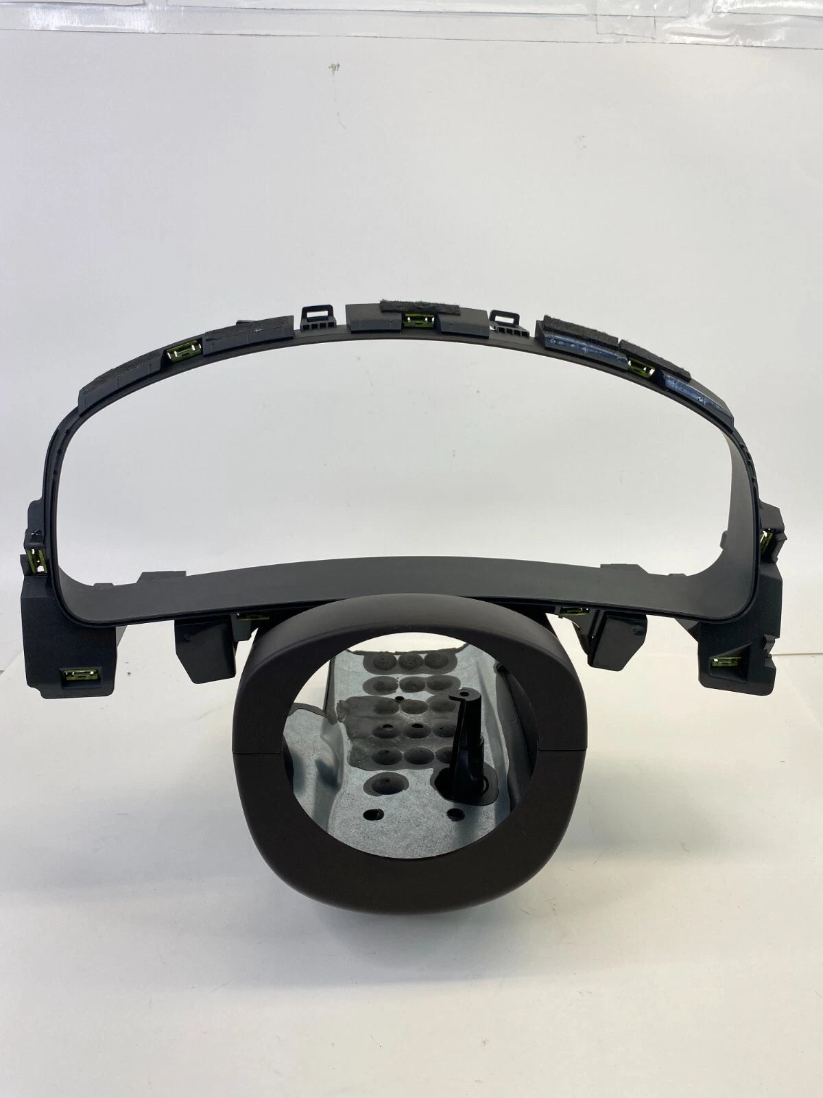 2011-2017 VW TOUAREG CLUSTER SPEEDOMETER BEZEL W/ STEERING COLUMN COVER TRIM OEM