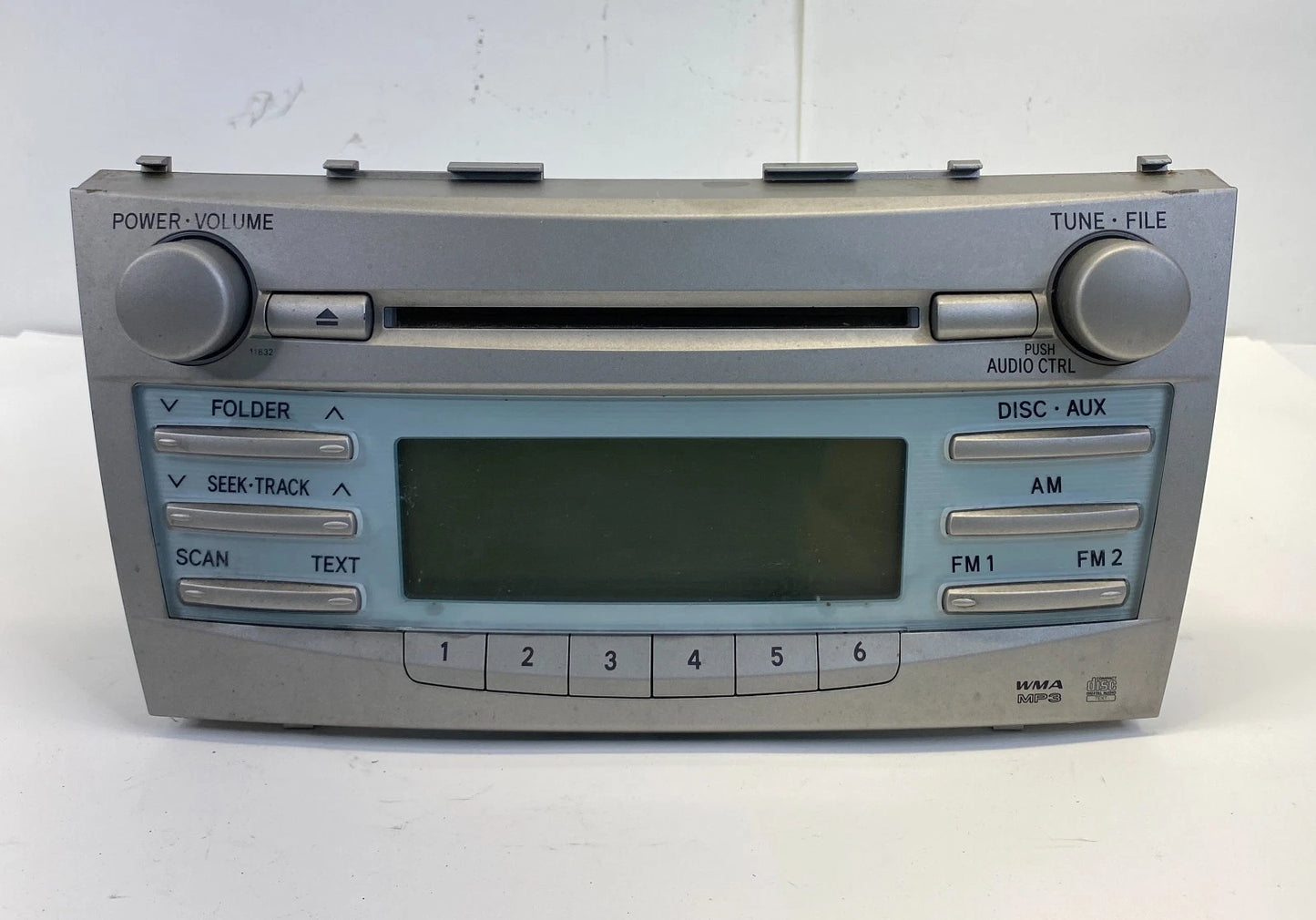 2007-2009 TOYOTA CAMRY RADIO CD PLAYER MP3 AUX RECEIVER 86120-06181 OEM