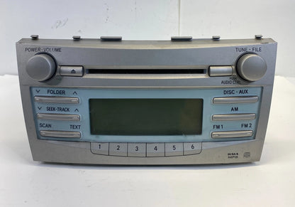 2007-2009 TOYOTA CAMRY RADIO CD PLAYER MP3 AUX RECEIVER 86120-06181 OEM