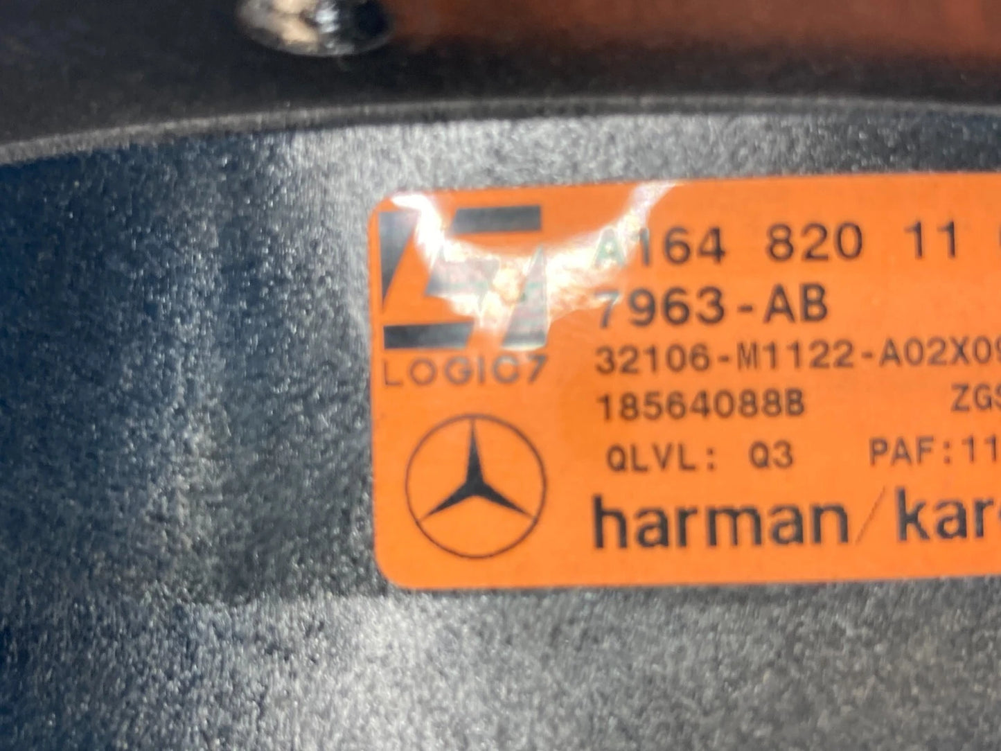 06-11 MERCEDES-BENZ ML350 07-09 ML320 REAR LEFT DRIVER SIDE DOOR SPEAKER AUDIO