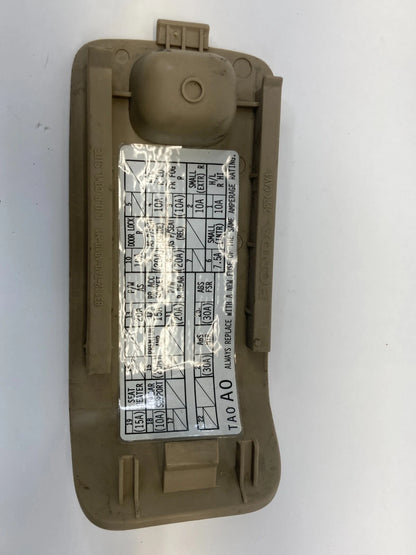 08-12 HONDA ACCORD RIGHT DASH INTERIOR FUSE BOX FUSEBOX LID DOOR 83112TA0A010