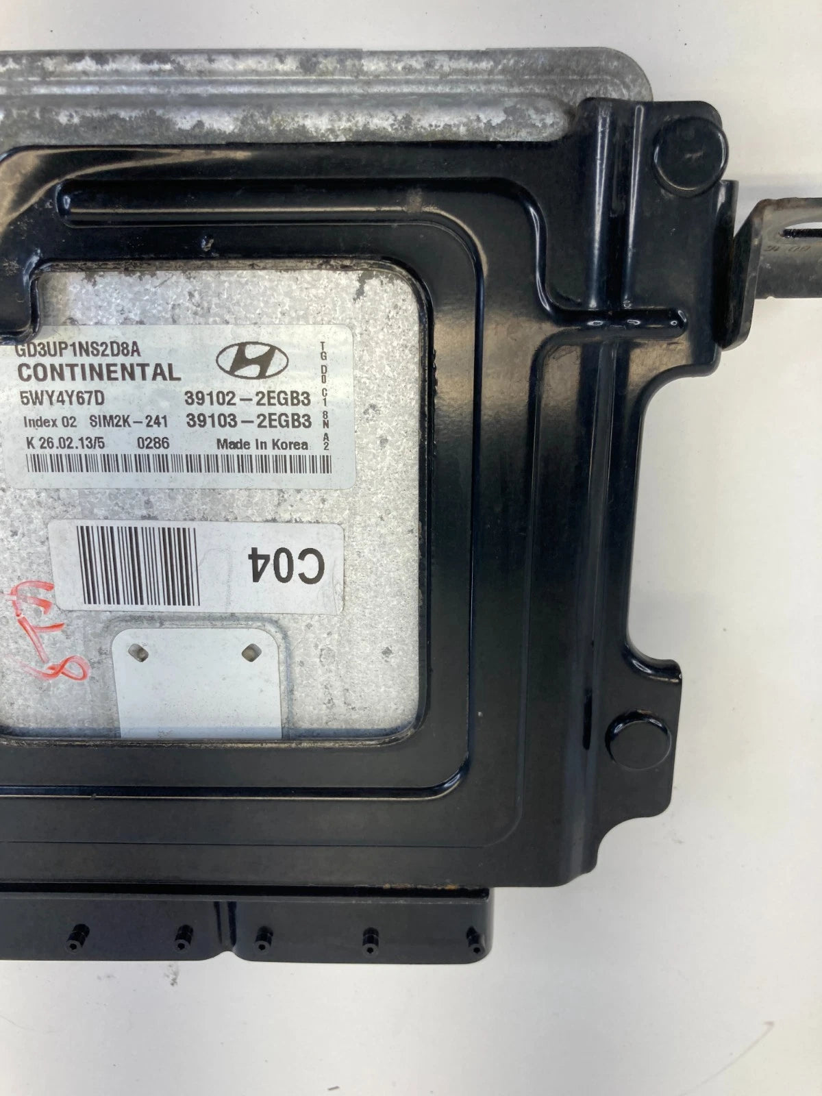 2013 2014 Hyundai Elantra GT 1.8L Engine Control Module Unit ECM 39103-2EGB3