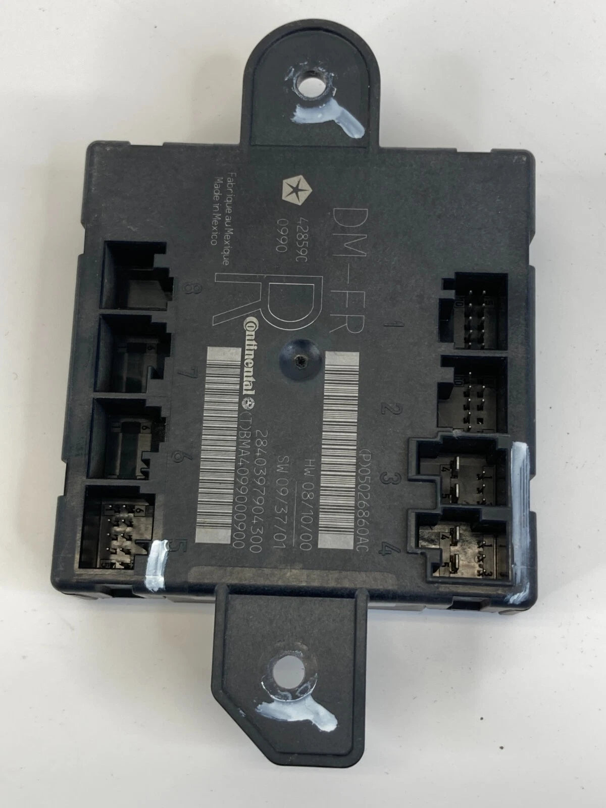 2009-2014 VOLKSWAGEN ROUTAN FRONT RIGHT DOOR CONTROL MODULE OEM P05026860AC