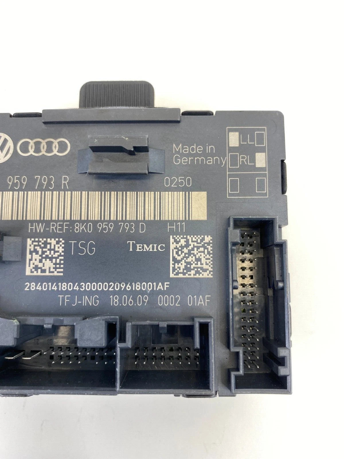 2009-2011 AUDI A6 QUATTRO FRONT LEFT DOOR WINDOW CONTROL MODULE 4F0-959-793-R