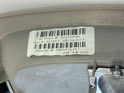 2010-2016 CHEVROLET EQUINOX W/O SUNROOF OVERHEAD CONSOLE DOME MAP LAMP 20900987