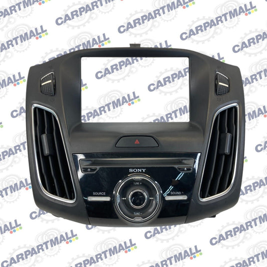 16-18 Ford Focus Radio Face Control w/ Air Vent Trim Bezel F1EB-18835-DG3JA6 OEM