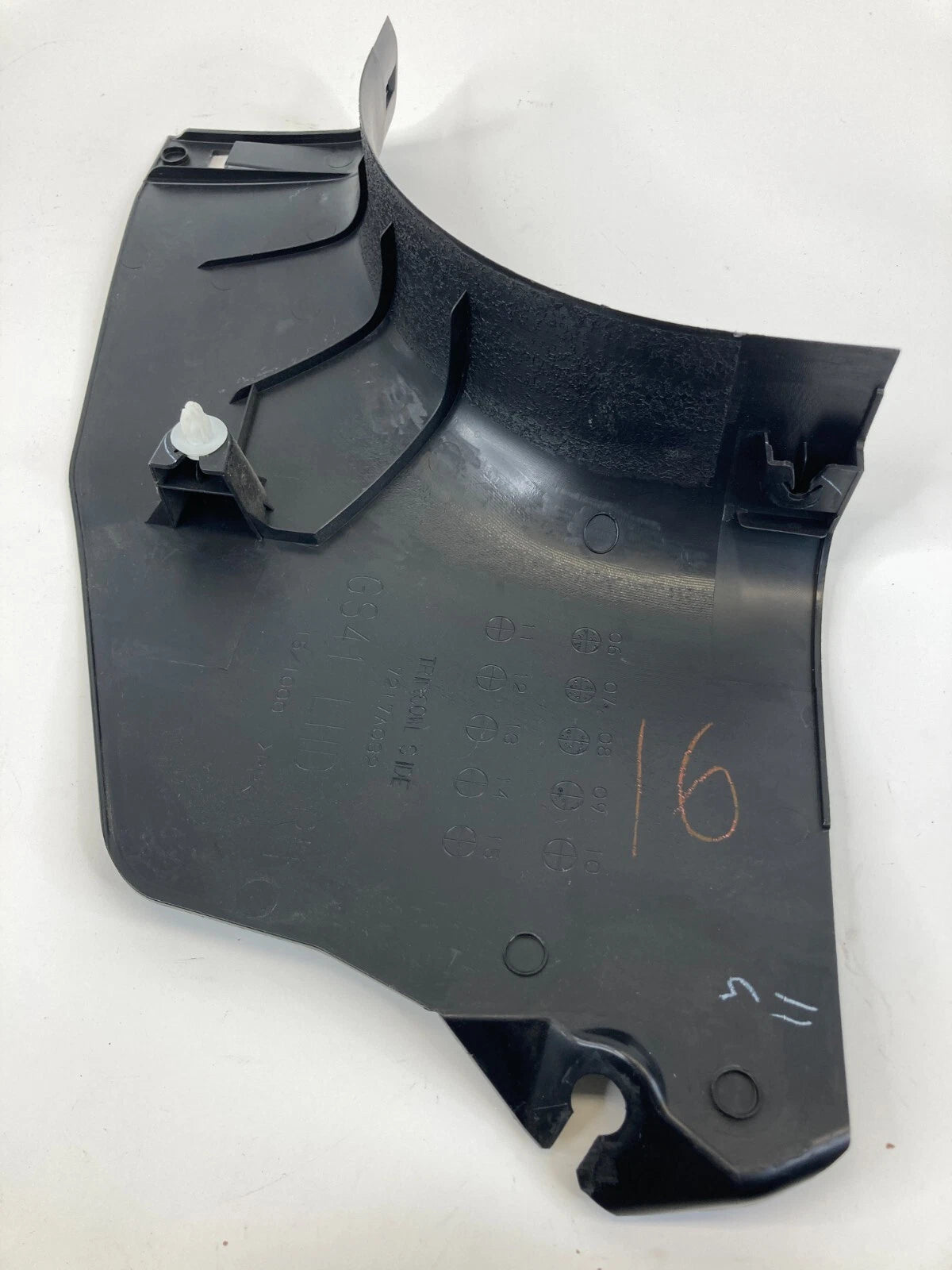 08-10 MITSUBISHI LANCER RIGHT PASSENGER SIDE COWL KICK PANEL TRIM COVER 7217A032