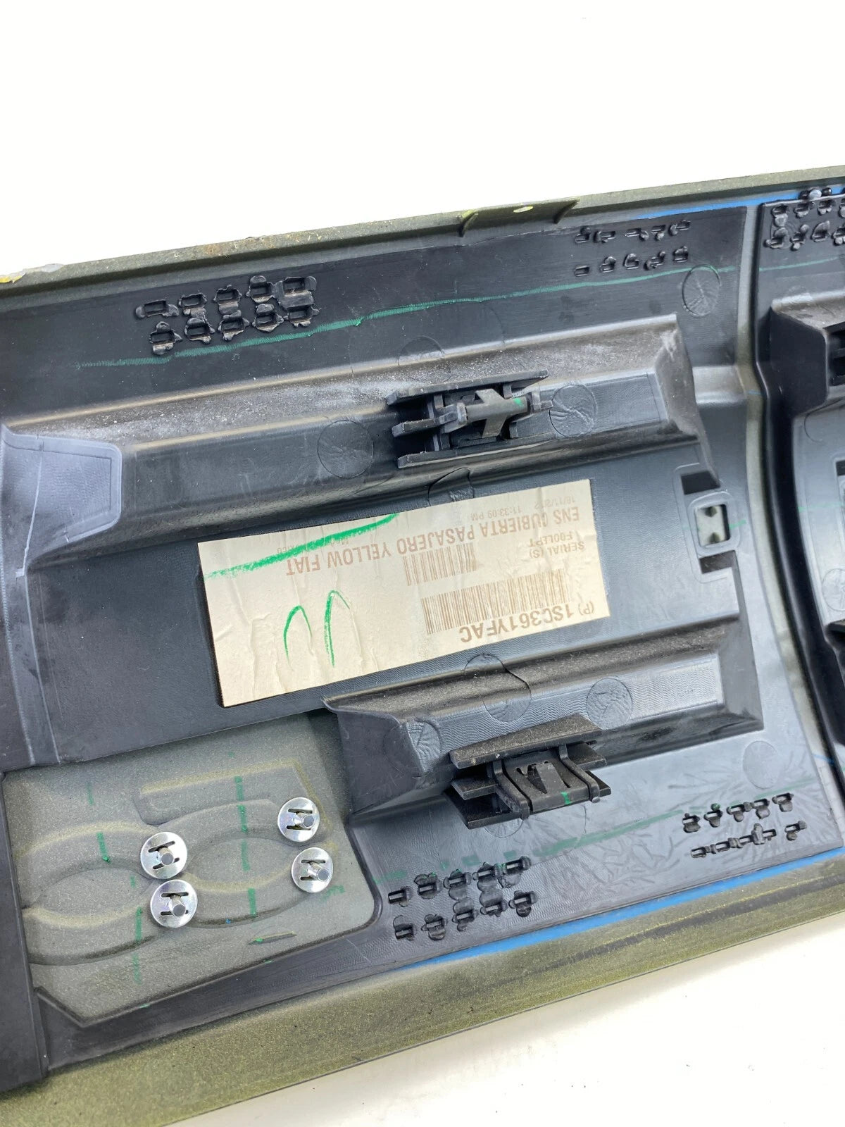 2012 2013 2014 2015 FIAT 500 DASH TRIM PANEL BEZEL MOLDING YELLOW 1SC361YFAC