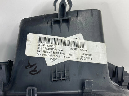 2012-2018 FORD FOCUS REAR RIGHT DOOR WINDOW SWITCH BEZEL TRIM PANEL 1085504X OEM