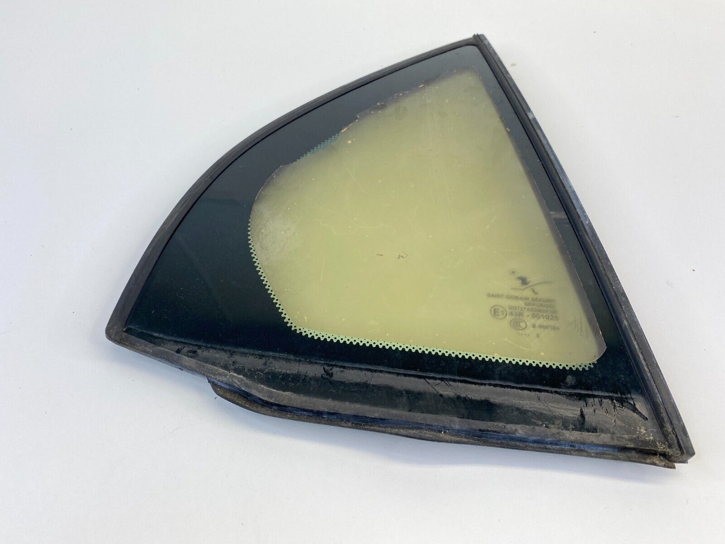 03-11 Saab 9-3 93 Sedan Rear Right Passenger Back Side Quarter Vent Window Glass