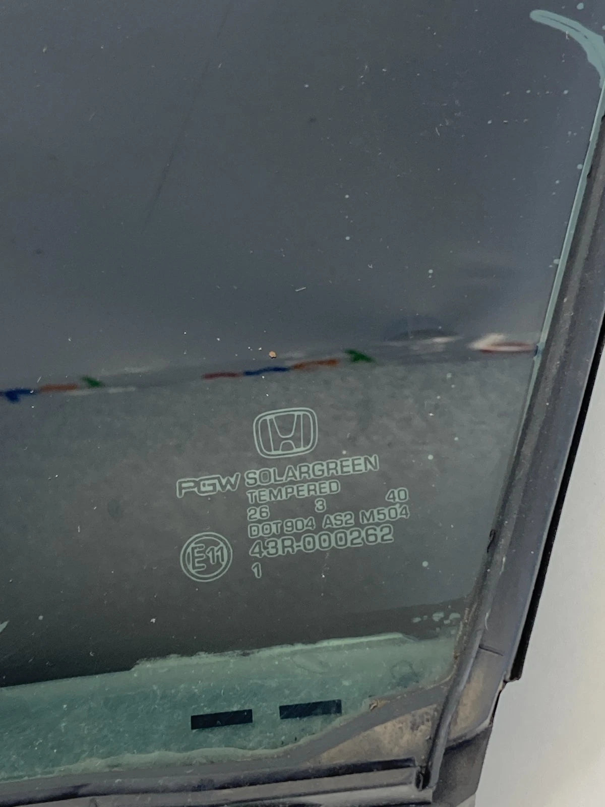 2013-2015 Honda Civic Front Left Driver Side Door Corner Window Glass 73375-TS6