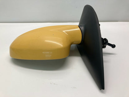 2004 2005 Chevrolet Aveo Left Driver Side View Manual Door Mirror Yellow LH OEM