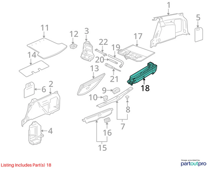 2001-2005 VW VOLKSWAGEN PASSAT EMERGENCY SPARE TIRE KIT JACK TOOL LUG 8L0011031A