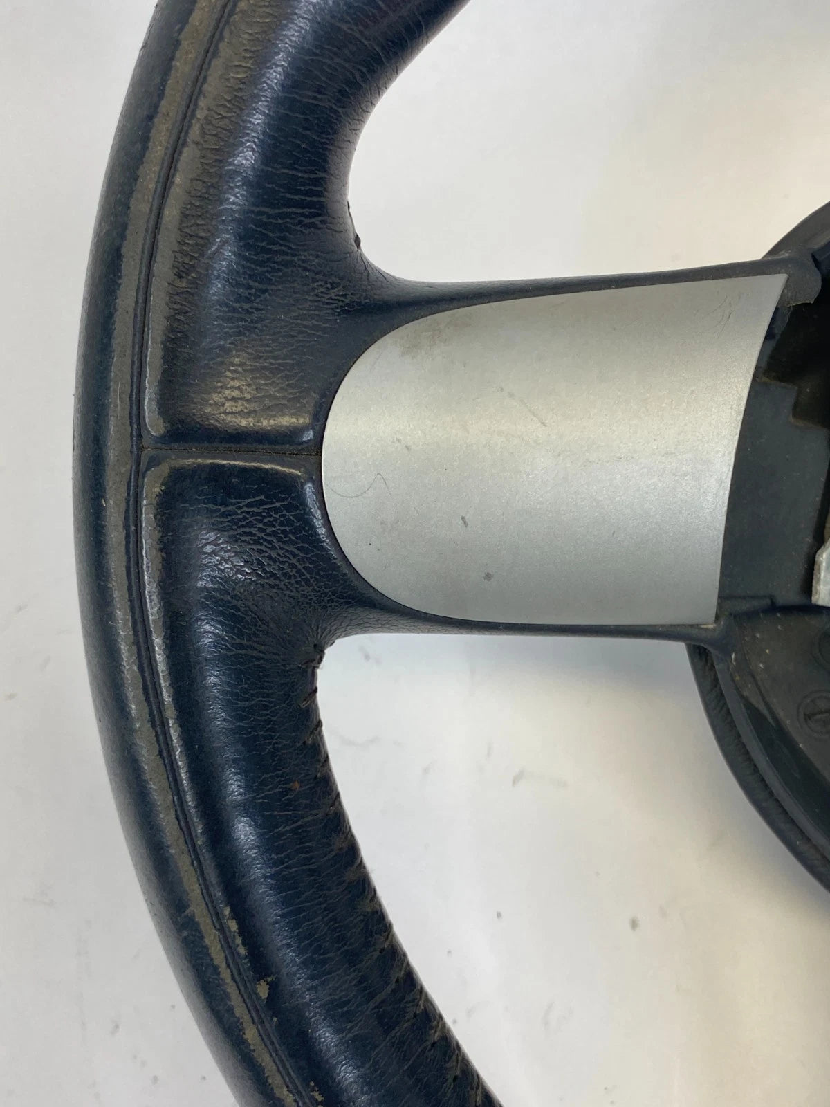 2005-2008 MINI COOPER DRIVER SIDE STEERING WHEEL LEATHER BLACK ASSY OEM
