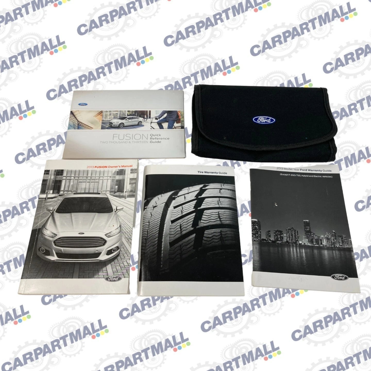 2013 13 FORD FUSION OWNERS OWNER'S GUIDE MANUAL BOOK SET W/ CASE OEM