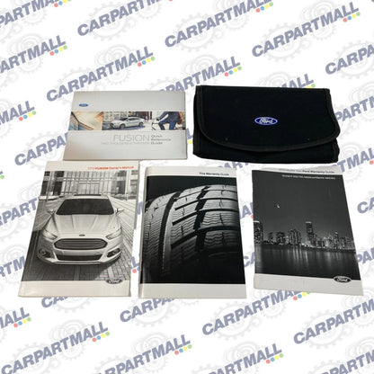 2013 13 FORD FUSION OWNERS OWNER'S GUIDE MANUAL BOOK SET W/ CASE OEM