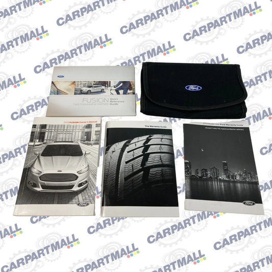 2013 13 FORD FUSION OWNERS OWNER'S GUIDE MANUAL BOOK SET W/ CASE OEM